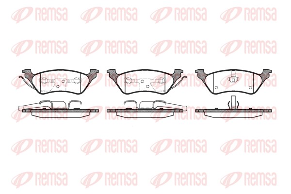 Brake Pad Set, disc brake (0811.00)