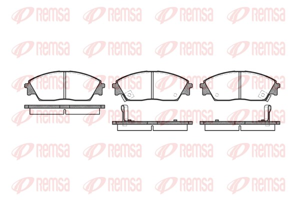 Brake Pad Set, disc brake (0229.02)