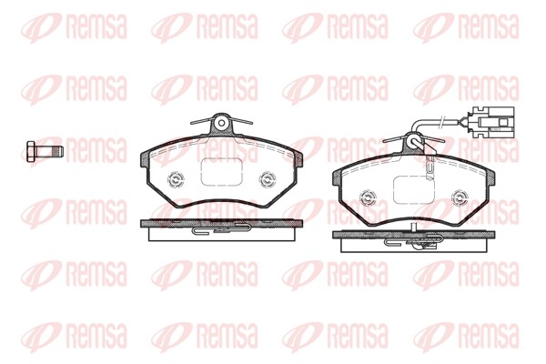 Brake Pad Set, disc brake (0134.82)