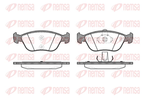 Brake Pad Set, disc brake (0722.00)