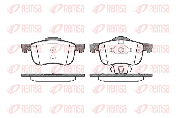 Brake Pad Set, disc brake (0713.00)