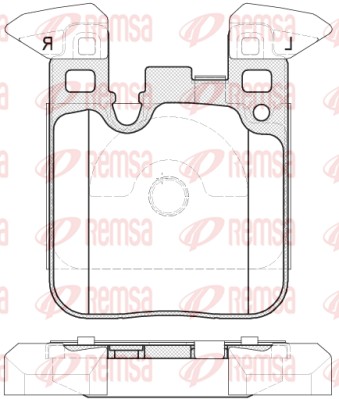 Brake Pad Set, disc brake (1539.00)