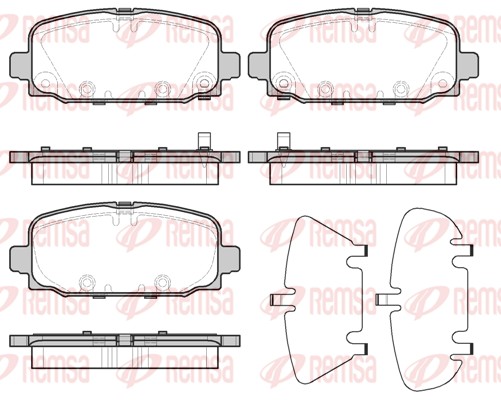 Brake Pad Set, disc brake (1796.02)