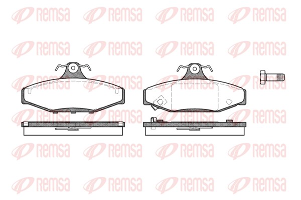 Brake Pad Set, disc brake (0335.12)