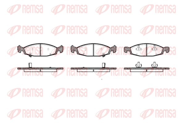 Brake Pad Set, disc brake (0736.02)