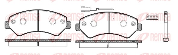 Brake Pad Set, disc brake (1275.12)