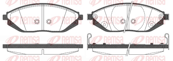 Brake Pad Set, disc brake (1472.02)