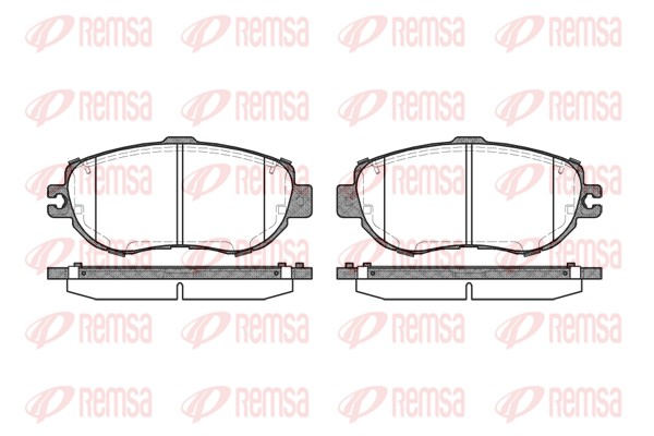 Brake Pad Set, disc brake (0456.00)