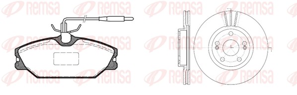 Brake Kit, disc brake (8208.05)
