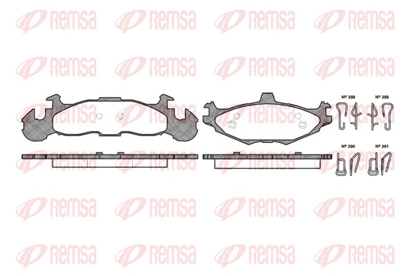Brake Pad Set, disc brake (0519.00)
