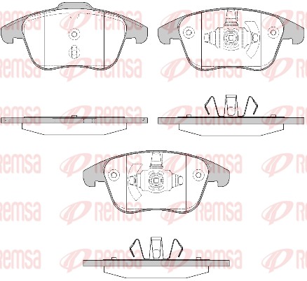 Brake Pad Set, disc brake (1249.50)