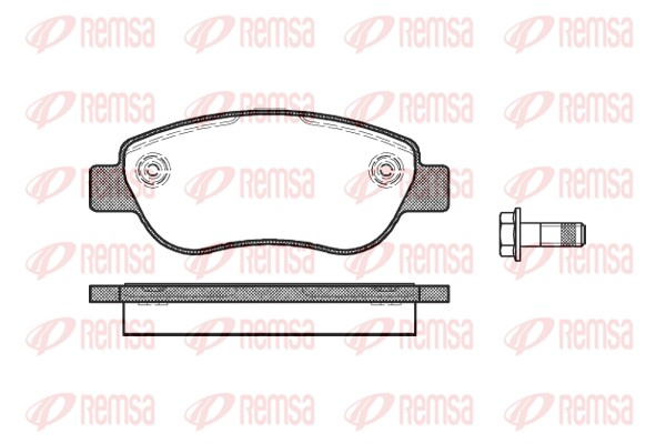 Brake Pad Set, disc brake (1069.00)