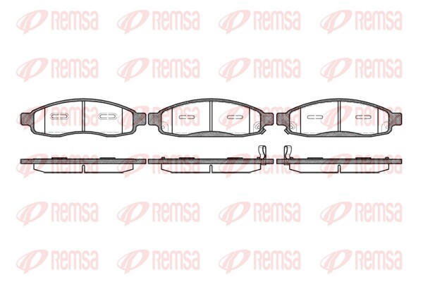 Brake Pad Set, disc brake (1094.12)