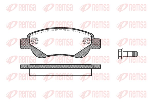 Brake Pad Set, disc brake (1177.00)