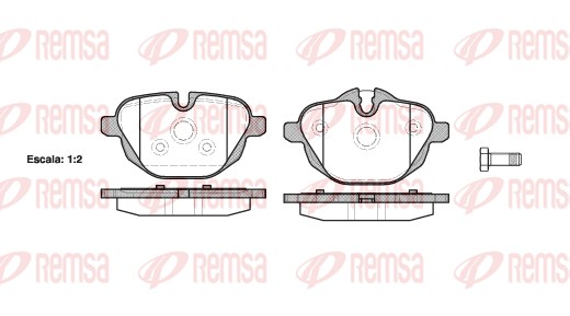 Brake Pad Set, disc brake (1421.00)