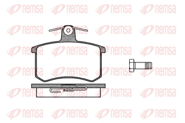 Brake Pad Set, disc brake (0135.10)