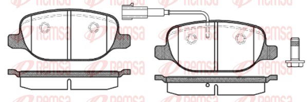 Brake Pad Set, disc brake (0878.02)