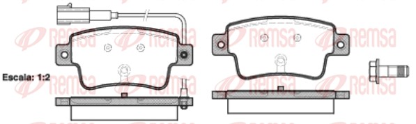 Brake Pad Set, disc brake (1198.02)