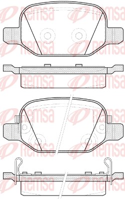 Brake Pad Set, disc brake (0727.52)