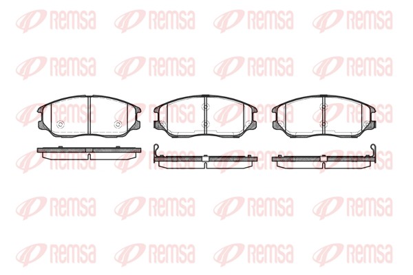 Brake Pad Set, disc brake (1085.02)