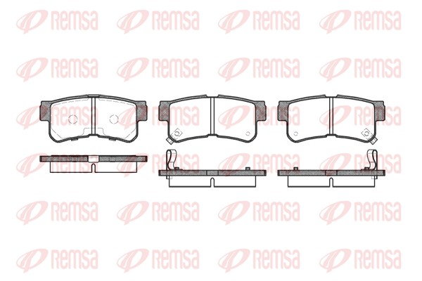 Brake Pad Set, disc brake (0746.22)