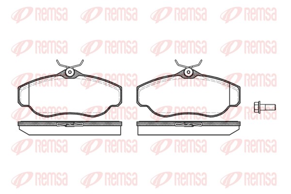 Brake Pad Set, disc brake (0576.00)