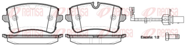 Brake Pad Set, disc brake (1343.10)