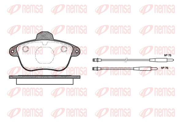 Brake Pad Set, disc brake (0401.04)