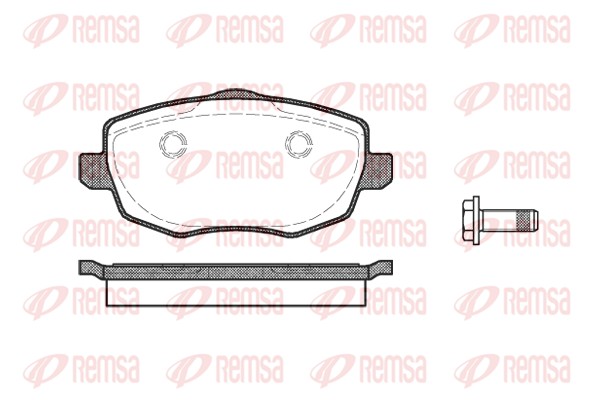 Brake Pad Set, disc brake (1099.00)