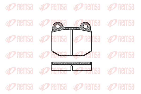 Brake Pad Set, disc brake (0014.00)