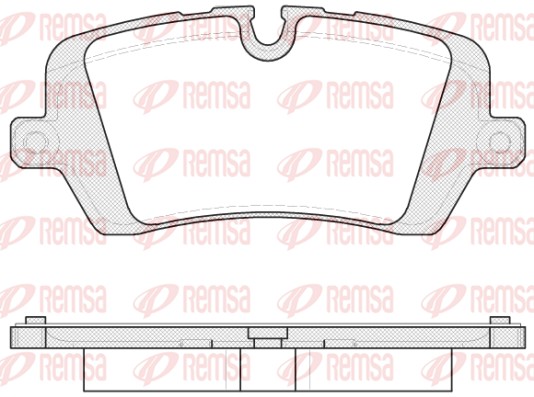 Brake Pad Set, disc brake (1541.00)