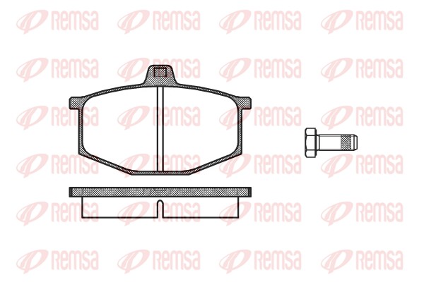 Brake Pad Set, disc brake (0060.00)