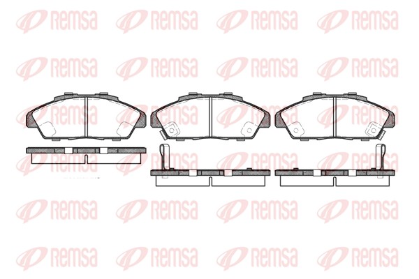 Brake Pad Set, disc brake (0341.02)