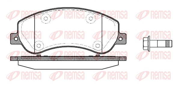 Brake Pad Set, disc brake (1250.00)