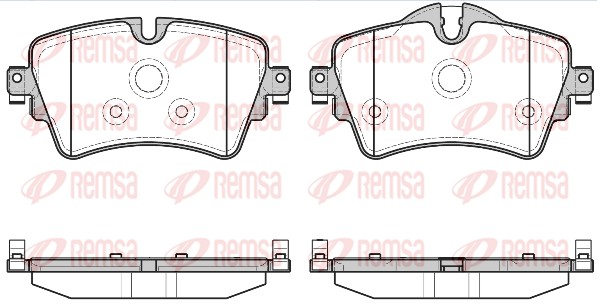 Brake Pad Set, disc brake (1599.08)