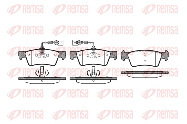 Brake Pad Set, disc brake (1187.02)