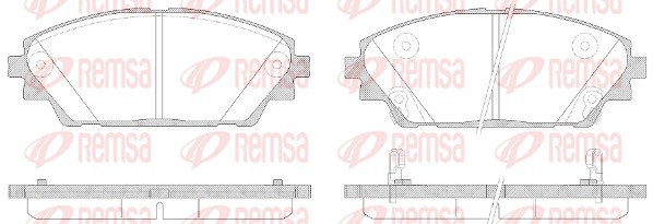 Brake Pad Set, disc brake (1569.02)