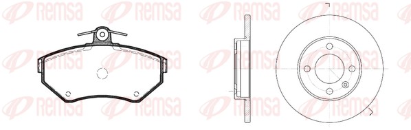 Brake Kit, disc brake (8631.03)