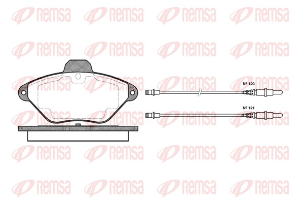Brake Pad Set, disc brake (0439.04)