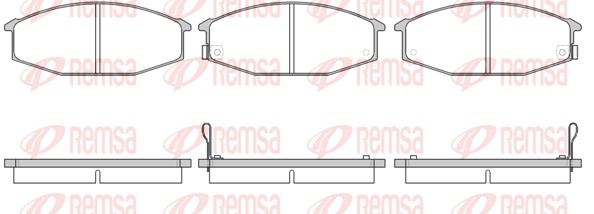 Brake Pad Set, disc brake (0115.02)
