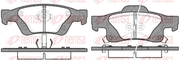 Brake Pad Set, disc brake (1446.02)
