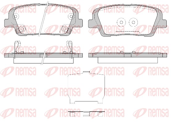 Brake Pad Set, disc brake (1274.42)