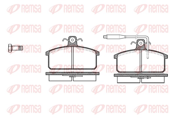 Brake Pad Set, disc brake (0128.02)