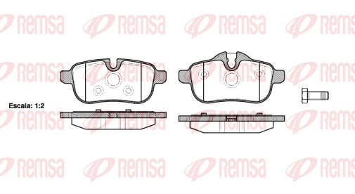 Brake Pad Set, disc brake (1417.00)