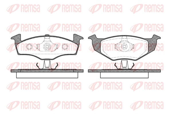 Brake Pad Set, disc brake (0609.10)