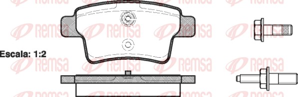 Brake Pad Set, disc brake (1241.00)