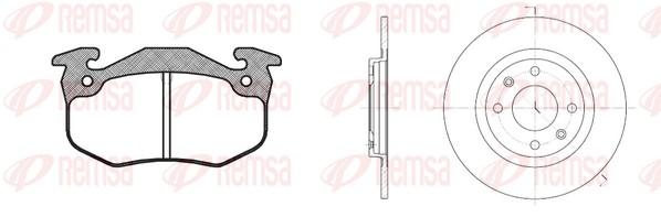 Brake Kit, disc brake (8144.00)