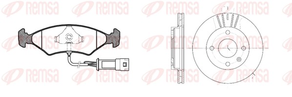 Brake Kit, disc brake (8119.02)