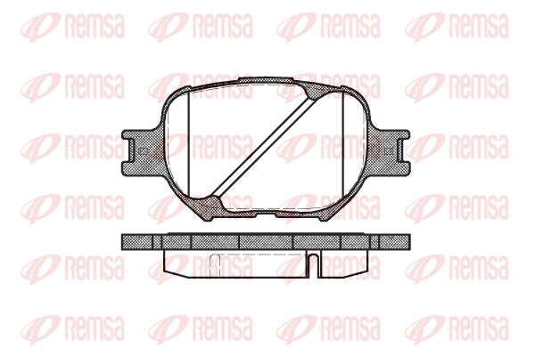 Brake Pad Set, disc brake (0742.00)
