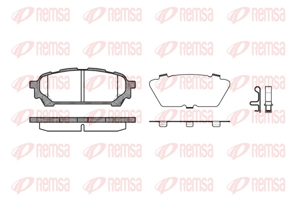 Brake Pad Set, disc brake (1176.01)